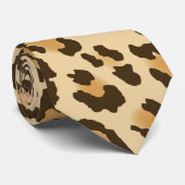 Cravate d'empreinte de léopard (Roulé)