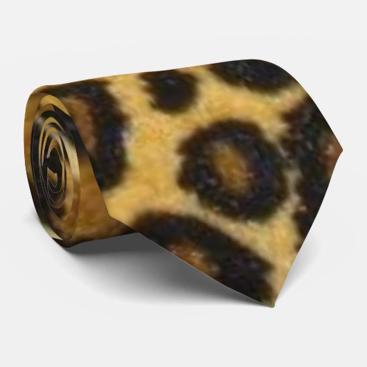 cravate d'empreinte de léopard (Roulé)