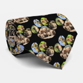 Cravate d'empreinte de nage éléphant (Roulé)