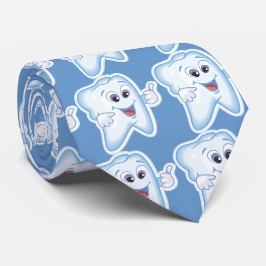 Cravate Dent heureuse saine (Roulé)
