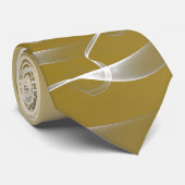 Cravate Dentelle et or (Roulé)