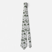 Cravate Dentelle noire vintage (Devant)