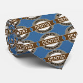 Cravate Dentiste d'Awesomest des mondes (Roulé)
