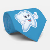 Cravate Dentiste - dent heureuse (Roulé)