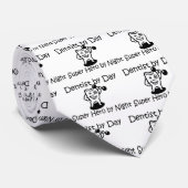 Cravate Dentiste par le superhéros de jour par nuit (Roulé)