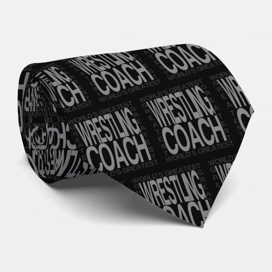 Cravate d'entraîneurs de lutte le plus grand monde (Roulé)