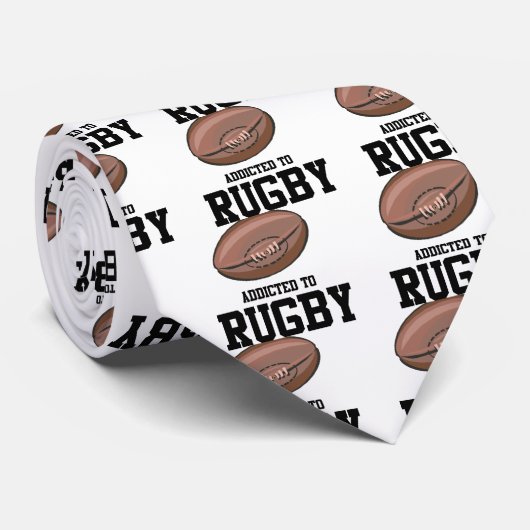 Cravate Dépendant au rugby (Roulé)