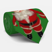 Cravate déplaisante de Noël de Père Noël (Roulé)