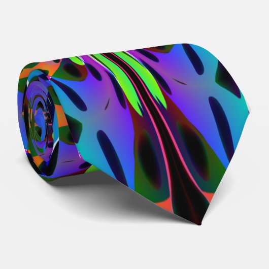 Cravate déprimée de bleus (Roulé)