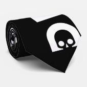 Cravate derby : skullphabet (Roulé)