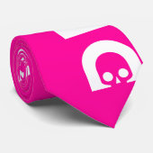 Cravate derby : skullphabet (Roulé)