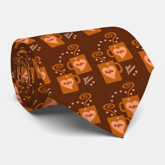 Cravate des amateurs de café (Roulé)