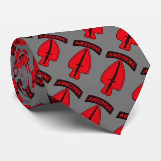 Cravate des anciens combattants du commandement de (Roulé)