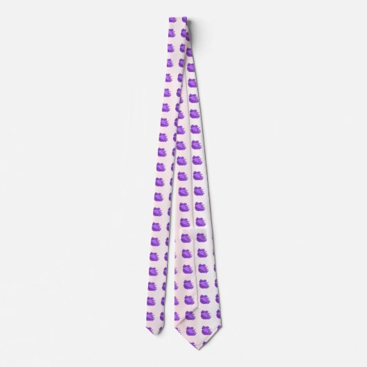 Cravate Des bleuets pour lui (Dos)