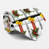 Cravate des bougies de Noël (Roulé)