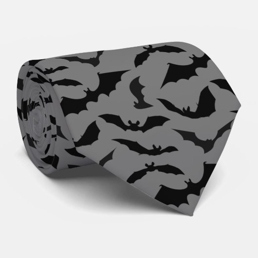 Cravate des chauves-souris effrayantes (Roulé)