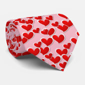 Cravate des Coeurs Saint-Valentin pour hommes (Roulé)