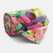 Cravate des couleurs de bonbons (Roulé)