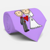 Cravate Des couples de mariage je fais le T-shirts et les (Roulé)