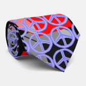 Cravate des cubes de paix (Roulé)