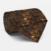 Cravate des engrenages Steampunk (Roulé)