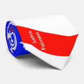 Cravate des étoiles et des bandes de texte vertica (Roulé)