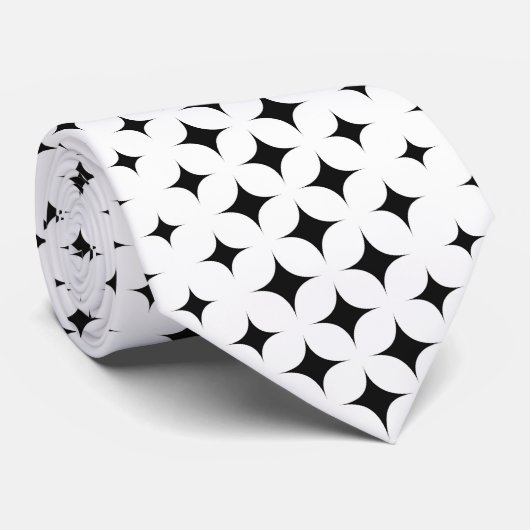 cravate des étoiles géométriques (Roulé)