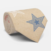 Cravate des étoiles patriotiques (Roulé)