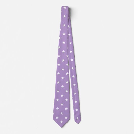 Cravate des étoiles violettes (Devant)