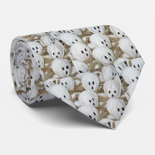 Cravate des fantômes d'Halloween (Roulé)
