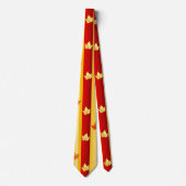 Cravate des feuilles d'automne (Devant)