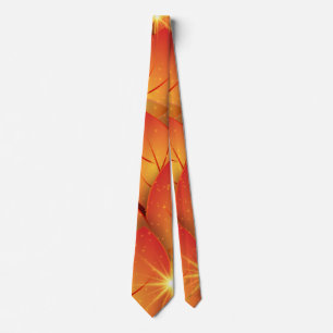 cravate des feuilles d'automne