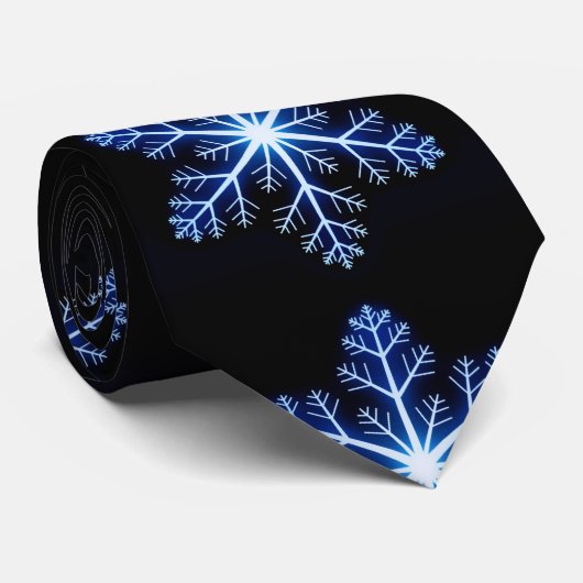 Cravate des flocons de neige (Roulé)
