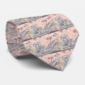 Cravate des hiboux 15 (Roulé)