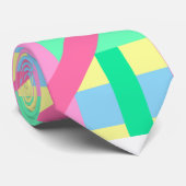 Cravate des lignes croisées de Pâques (Roulé)