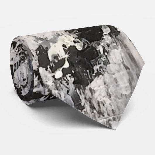 Cravate des obsessions contrastées (Roulé)