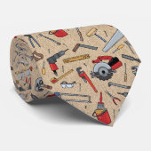 Cravate des outils du bricoleur (Roulé)