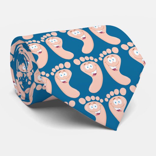 cravate des pieds heureux (Roulé)