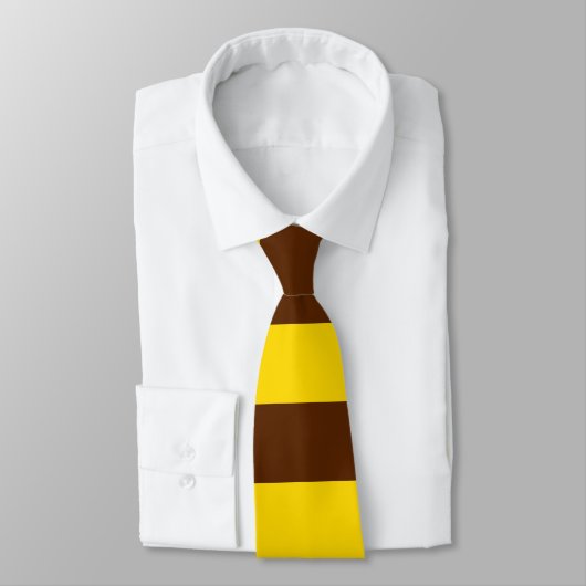 Cravate des rayures d'abeilles (Attaché)