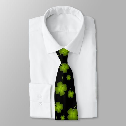 Cravate des shamrocks de St Patrick (Attaché)