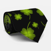 Cravate des shamrocks de St Patrick (Roulé)