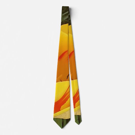 Cravate des Tulipes Jaunes (Devant)
