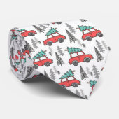 Cravate des voitures de Noël cool ! (Roulé)