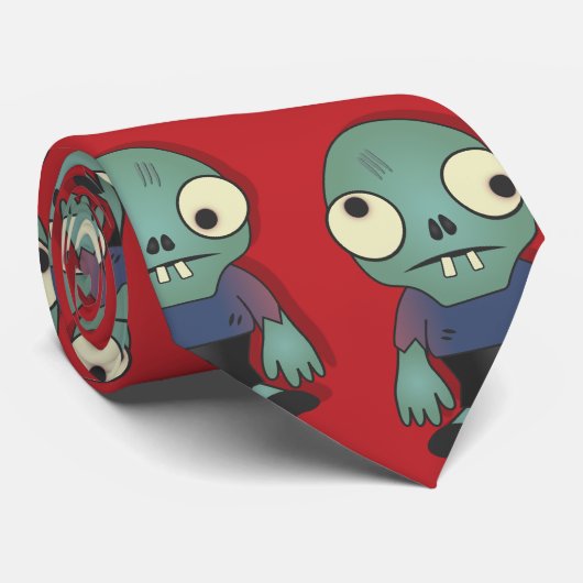 Cravate Des zombies...Venant vous chercher ! (Roulé)