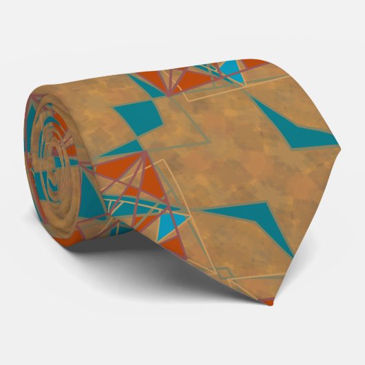 Cravate Désert du Sud-Ouest Indien Star Man Design Art (Roulé)