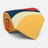 Cravate Design abstrait et coloré (Roulé)