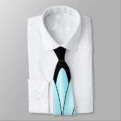 Cravate Design Art déco bleu (Attaché)