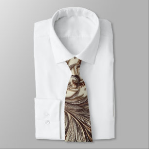 Cravate Design baroque glamour avec Parties scintillant et