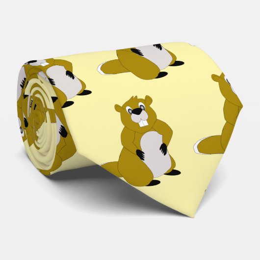 Cravate Design Beaver (Roulé)