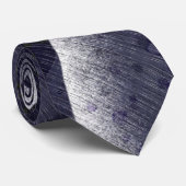 Cravate design bleu (Roulé)